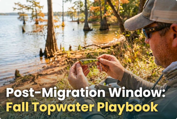 Post-Migration Bass Fishing: The Fall Topwater Bite Playbook