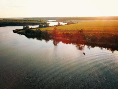 Bass fishing in the fall.