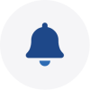 illustrated icon of a bell