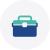 illustrated icon of a tackle box
